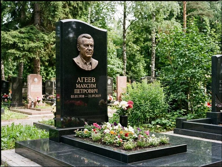 Памятник с барельефом — выполненная работа 13 в Воронеже
