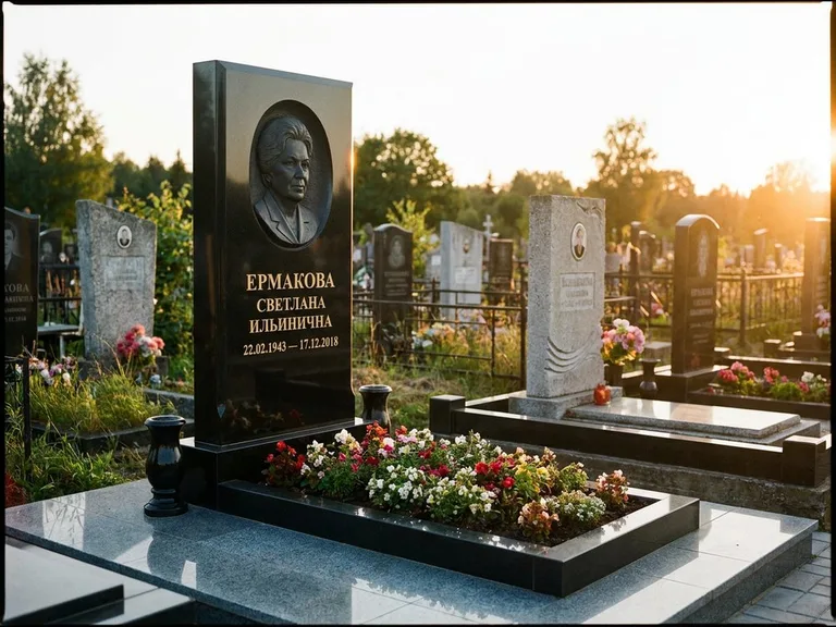 Памятник с барельефом — выполненная работа 18 в Воронеже