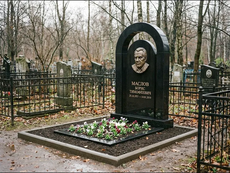 Памятник с барельефом — выполненная работа 23 в Воронеже