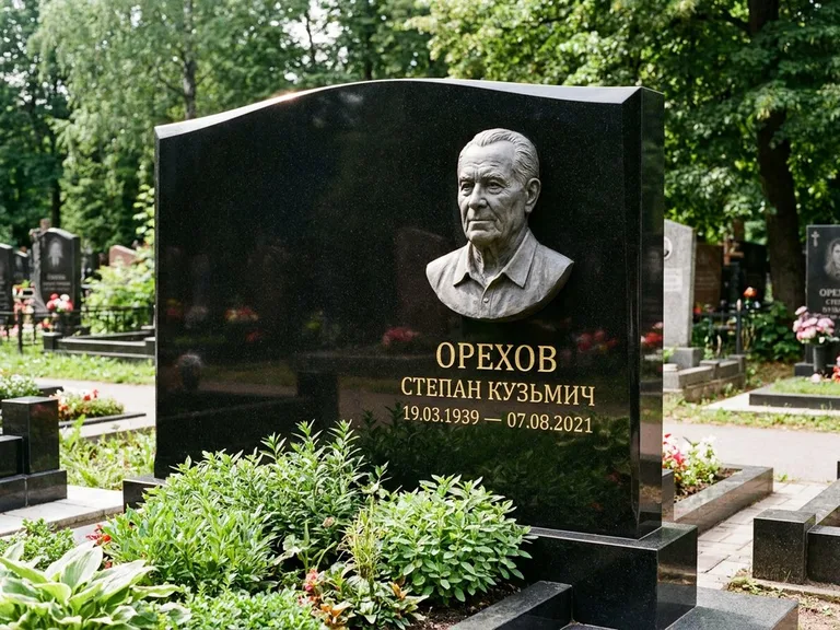 Памятник с барельефом — выполненная работа 25 в Воронеже