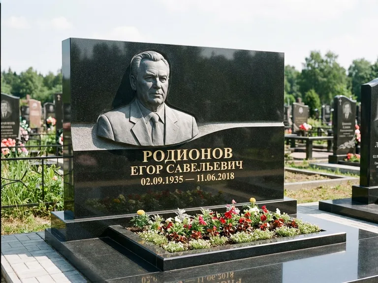 Памятник с барельефом — выполненная работа 27 в Воронеже