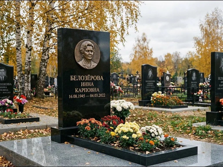 Памятник с барельефом — выполненная работа 2 в Воронеже