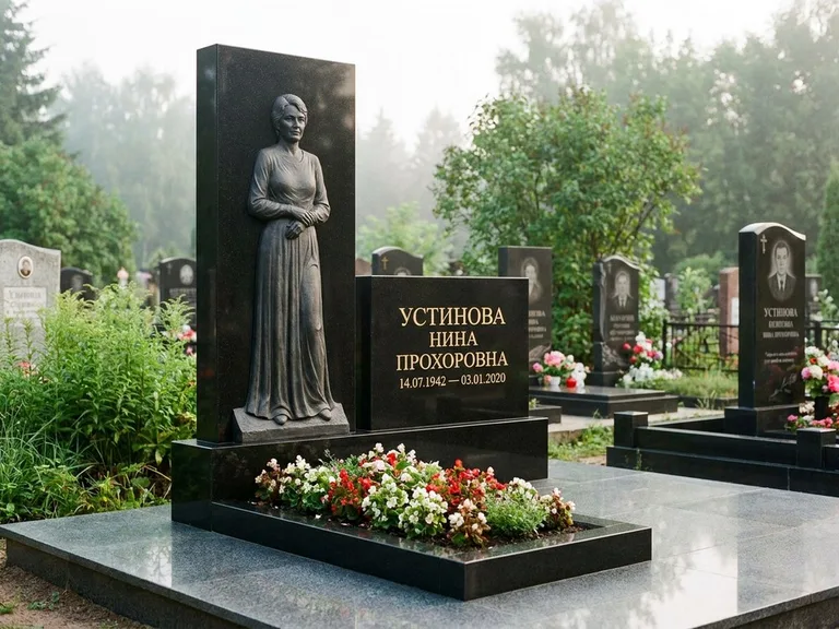 Памятник с барельефом — выполненная работа 30 в Воронеже