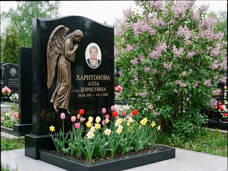 Памятник с барельефом — выполненная работа 32 в Воронеже