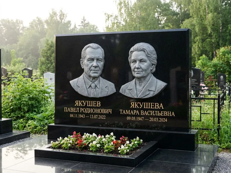 Памятник с барельефом — выполненная работа 36 в Воронеже