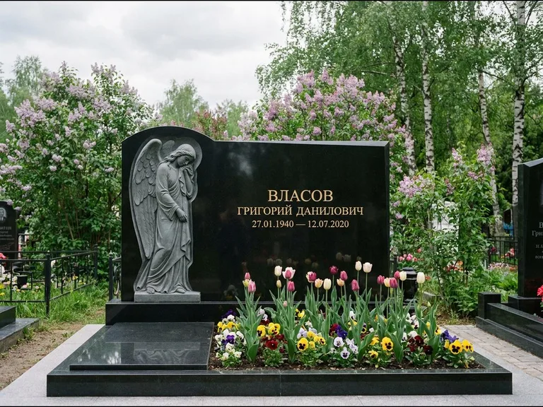 Памятник с барельефом — выполненная работа 3 в Воронеже