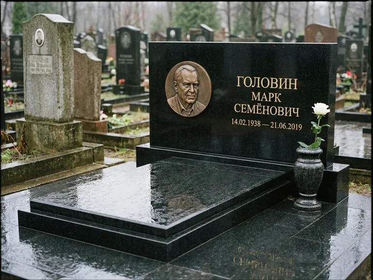 Памятник с барельефом — выполненная работа 40 в Воронеже