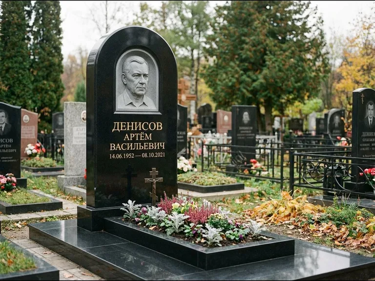 Памятник с барельефом — выполненная работа 5 в Воронеже