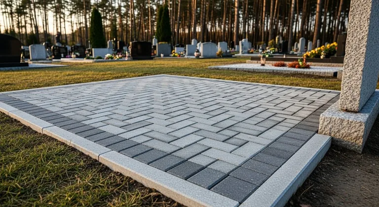 Мощение семейного захоронения, образец ПМ017 в Воронеже