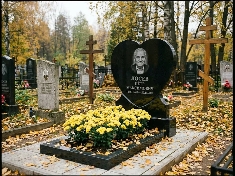 Керамический портрет пожилой женщины в Воронеже