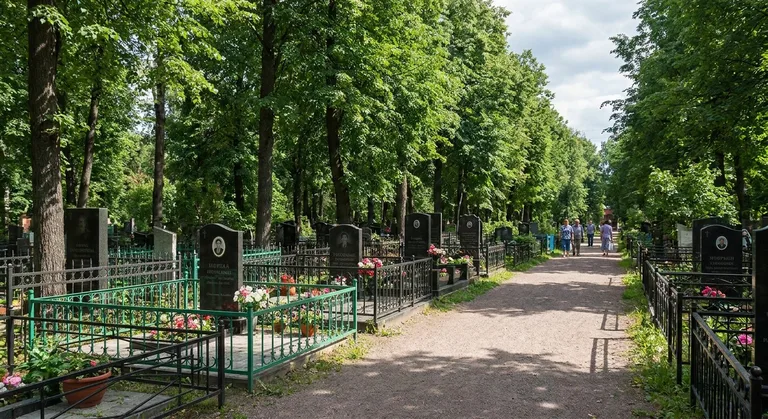 Сибирское кладбище в Екатеринбурга