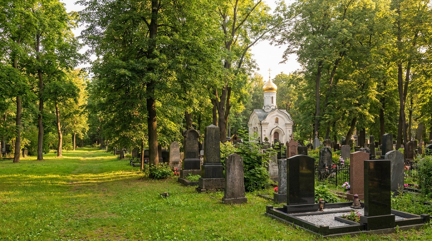Памятники на Никольском кладбище в Воронеже