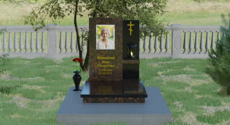Установка мемориального комплекса на кладбище