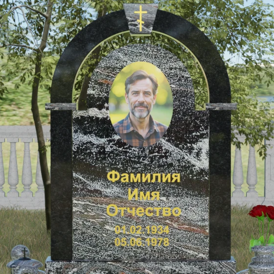 Вертикальный православный комбинированный комплекс в Ставрополе, гранит амфиболит