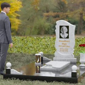 Гранитный памятник на одного - П111