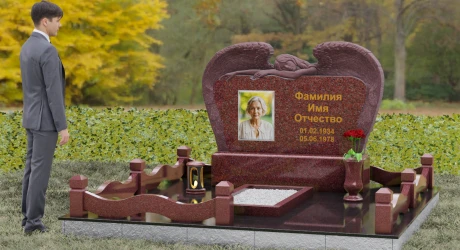 Выбор памятника на могилу с ангелом