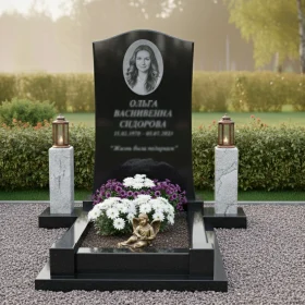 Гранитный мемориальный комплекс для одного - ПН126