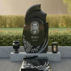 Светский гранитный мемориал без креста - ПН461