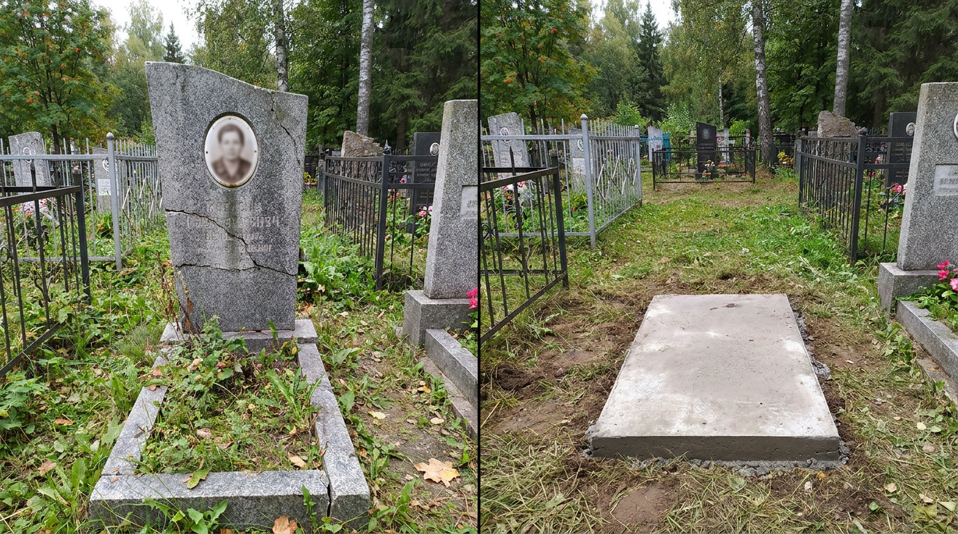 Демонтаж памятника в Воронеже — пример 1