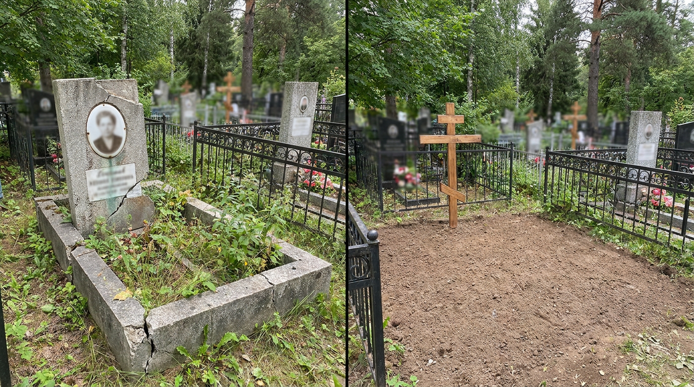 Демонтаж памятника в Воронеже — пример 2