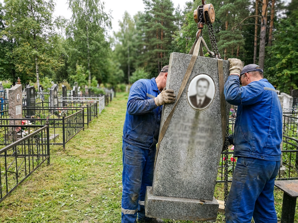 Демонтаж памятника в Воронеже — пример 3