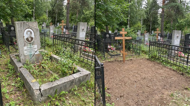 Демонтаж памятника в Воронеже — пример 2