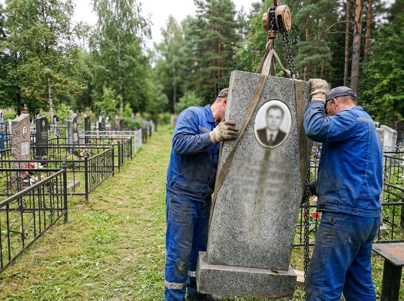 Демонтаж памятника в Воронеже — пример 3