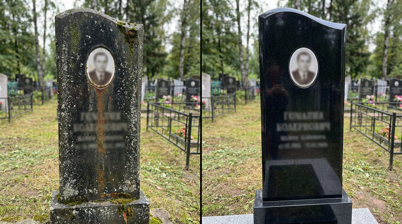 Реставрация памятника в Воронеже — пример 1