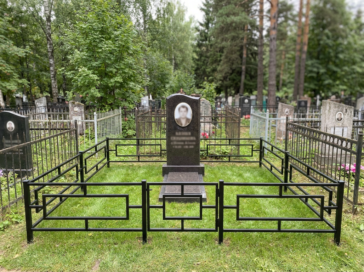 Установка ограды в Воронеже — пример 4