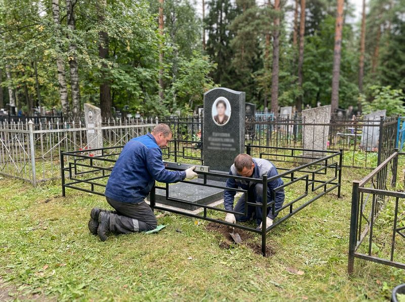 Установка ограды в Воронеже — пример 3