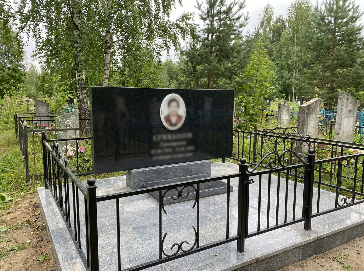 Установка памятника в Воронеже — пример 4